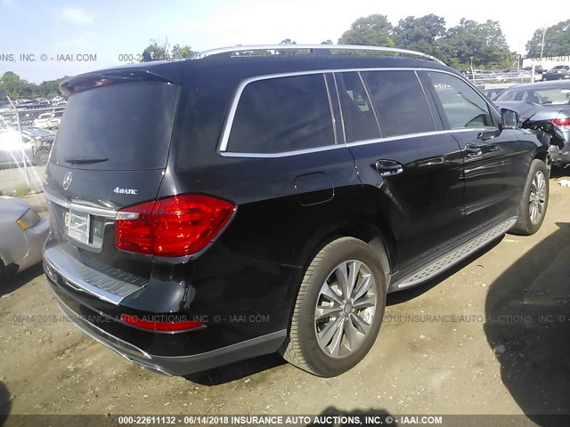 4JGDF7CE9DA175875 - 2013 MERCEDES-BENZ GL 450 4MATIC BLACK photo 4