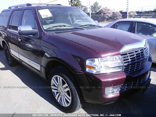 5LMJJ2H57AEJ02244 - 2010 LINCOLN NAVIGATOR 勃艮第红 照片 1