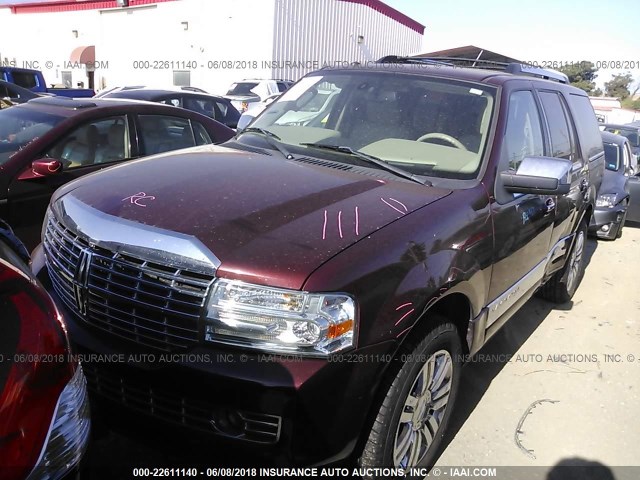 5LMJJ2H57AEJ02244 - 2010 LINCOLN NAVIGATOR 勃艮第红 照片 2