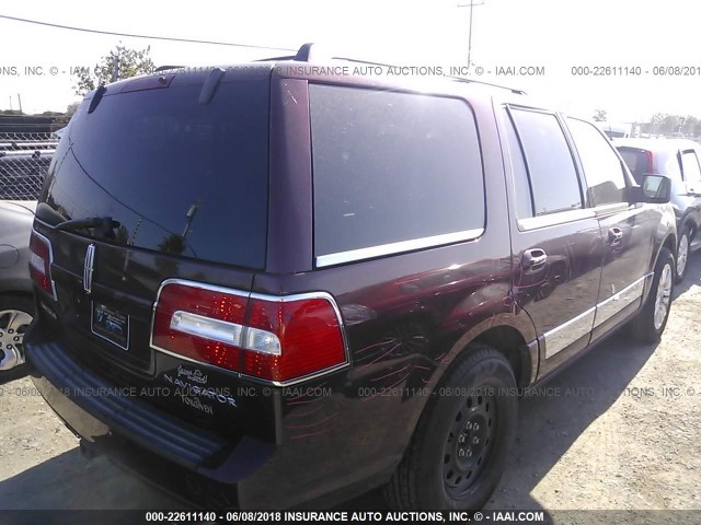 5LMJJ2H57AEJ02244 - 2010 LINCOLN NAVIGATOR 勃艮第红 照片 4