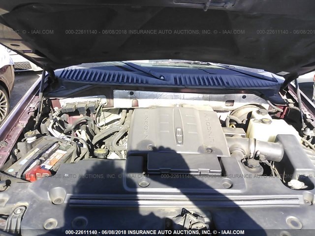 5LMJJ2H57AEJ02244 - 2010 LINCOLN NAVIGATOR 勃艮第红 照片 9
