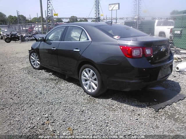 1G11F5SL4FF174207 - 2015 CHEVROLET MALIBU LTZ 灰色 照片 3