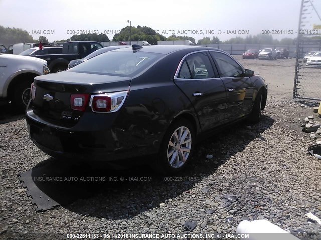 1G11F5SL4FF174207 - 2015 CHEVROLET MALIBU LTZ 灰色 照片 4