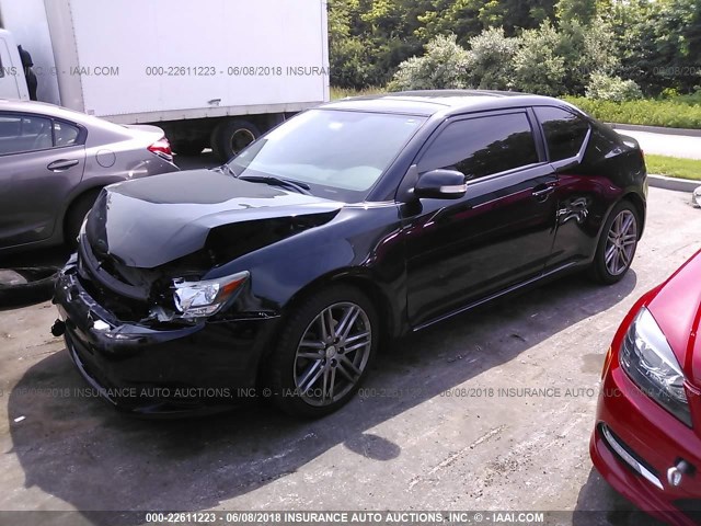JTKJF5C71C3041077 - 2012 TOYOTA SCION TC 黑色 照片 2