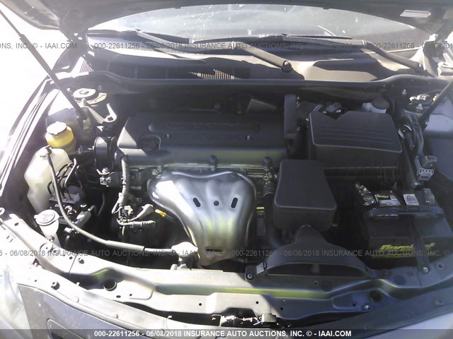 4T1BE46K37U185976 - 2007 TOYOTA CAMRY NEW GENERAT CE/LE/XLE/SE GRAY photo 10