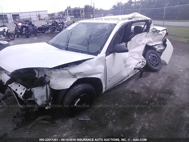 1G1ZS58N47F109785 - 2007 CHEVROLET MALIBU LS WHITE photo 2