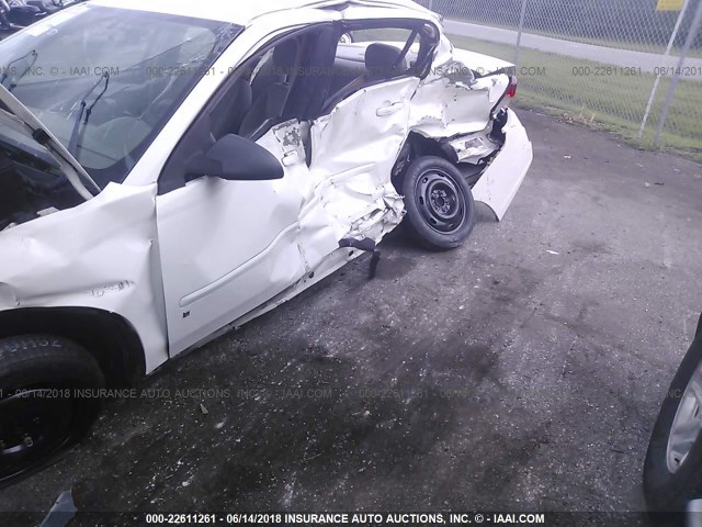 1G1ZS58N47F109785 - 2007 CHEVROLET MALIBU LS WHITE photo 6