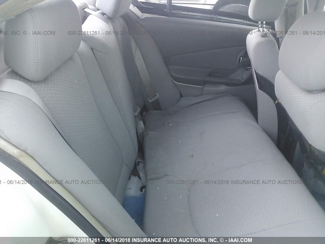 1G1ZS58N47F109785 - 2007 CHEVROLET MALIBU LS WHITE photo 8