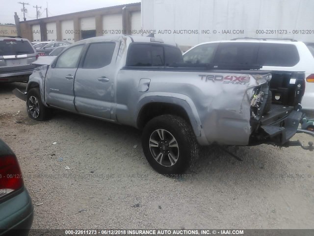 3TMDZ5BN9GM006738 - 2016 TOYOTA TACOMA DBL CAB/SR5/TRD SPORT/OR GRAY photo 3