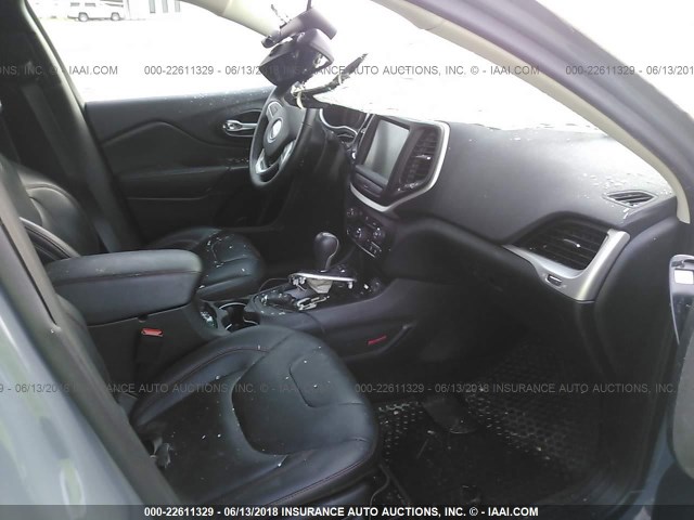 1C4PJMBB6FW614543 - 2015 JEEP CHEROKEE TRAILHAWK 灰色 照片 5