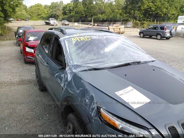 1C4PJMBB6FW614543 - 2015 JEEP CHEROKEE TRAILHAWK 灰色 照片 6