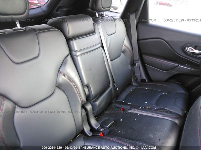 1C4PJMBB6FW614543 - 2015 JEEP CHEROKEE TRAILHAWK 灰色 照片 8