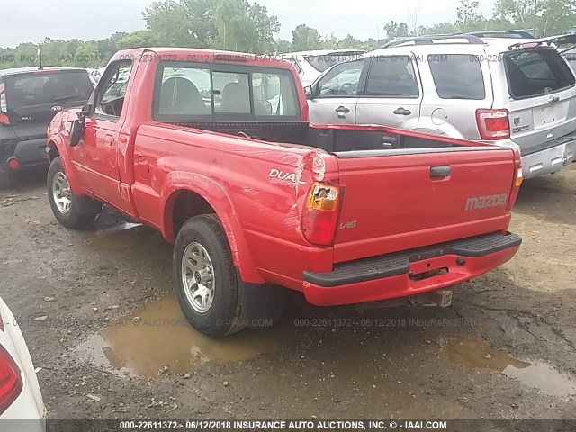 4F4YR12U13TM07883 - 2003 MAZDA B3000 RED photo 3