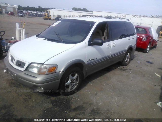 1GMDX03E1XD245117 - 1999 PONTIAC MONTANA / TRANS S  WHITE photo 2