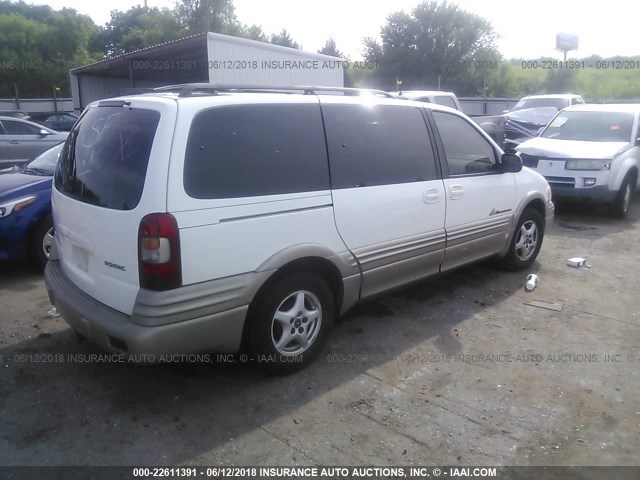 1GMDX03E1XD245117 - 1999 PONTIAC MONTANA / TRANS S  WHITE photo 4