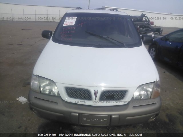 1GMDX03E1XD245117 - 1999 PONTIAC MONTANA / TRANS S  WHITE photo 6