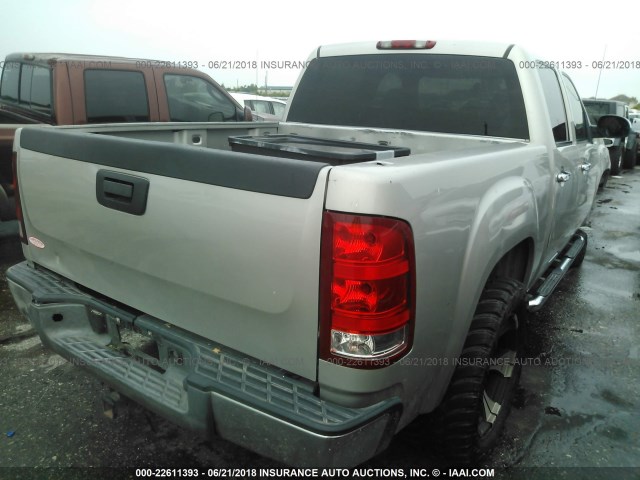 2GTEC13JX81196200 - 2008 GMC SIERRA C1500 GRAY photo 4