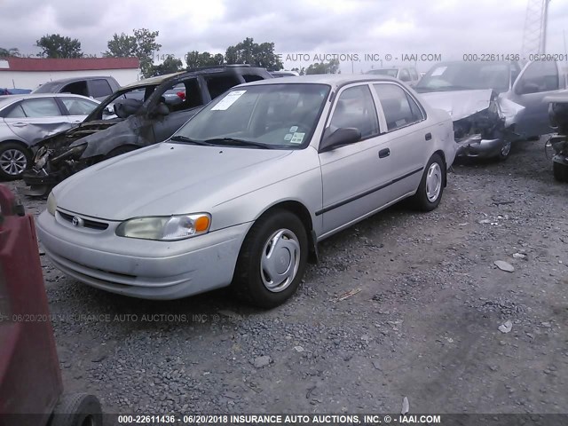 2T1BR12E8YC374239 - 2000 TOYOTA COROLLA VE/CE/LE GRAY photo 2