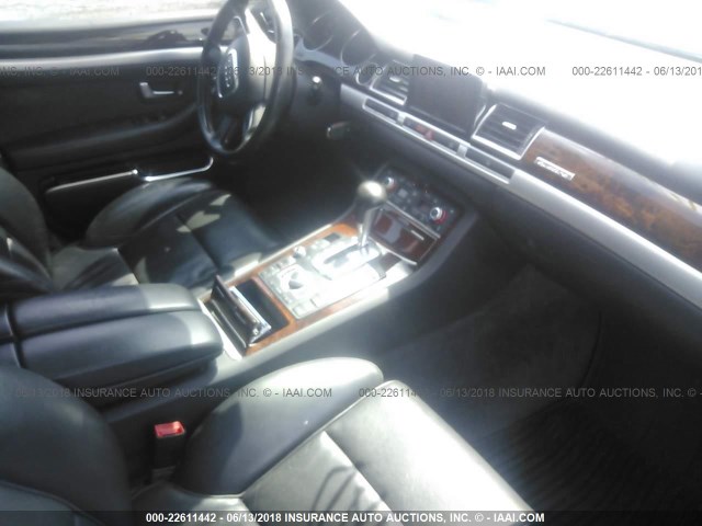 WAUMV94E89N003383 - 2009 AUDI A8 L QUATTRO BLACK photo 5