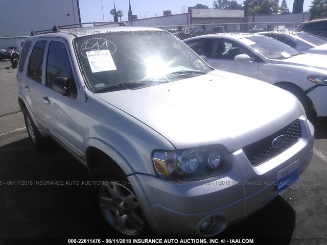 1FMYU04167KA60336 - 2007 FORD ESCAPE LIMITED SILVER photo 1