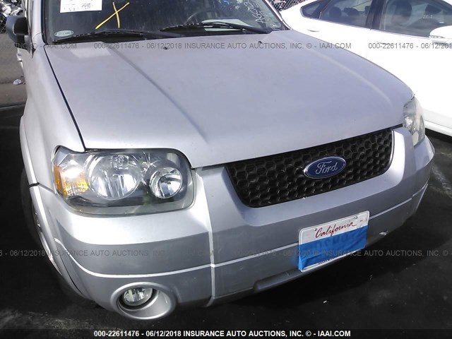 1FMYU04167KA60336 - 2007 FORD ESCAPE LIMITED SILVER photo 6