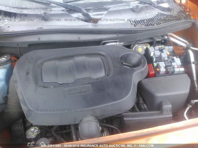 3GNDA13DX8S578511 - 2008 CHEVROLET HHR LS ORANGE photo 10