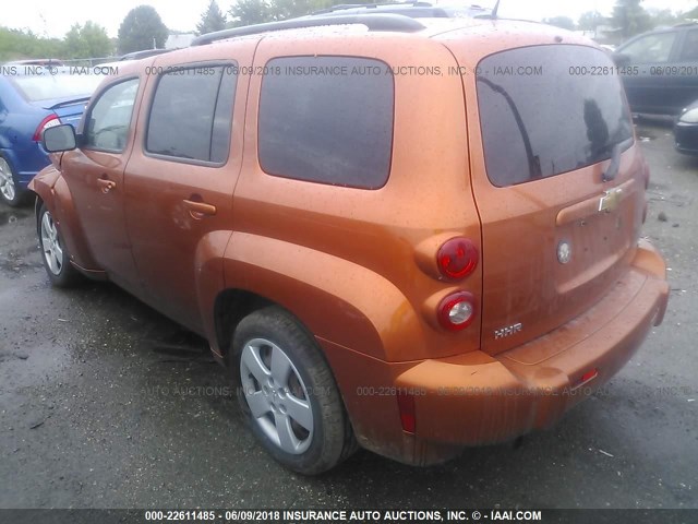 3GNDA13DX8S578511 - 2008 CHEVROLET HHR LS ORANGE photo 3