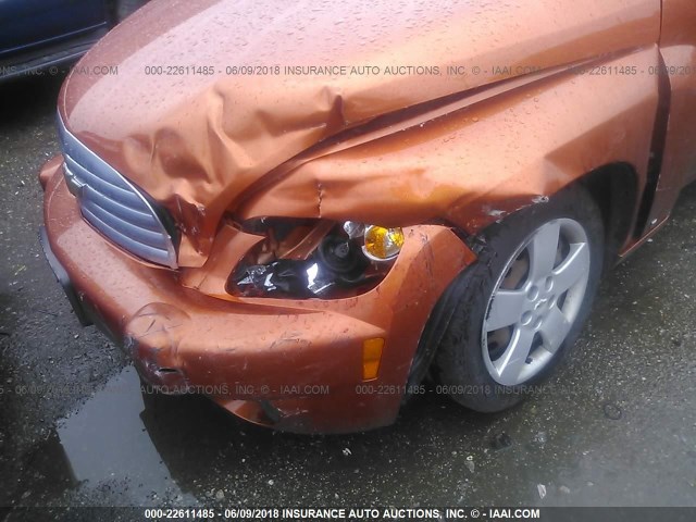 3GNDA13DX8S578511 - 2008 CHEVROLET HHR LS ORANGE photo 6