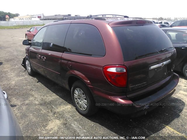 2A4GP44R17R191318 - 2007 CHRYSLER TOWN & COUNTRY LX RED photo 3