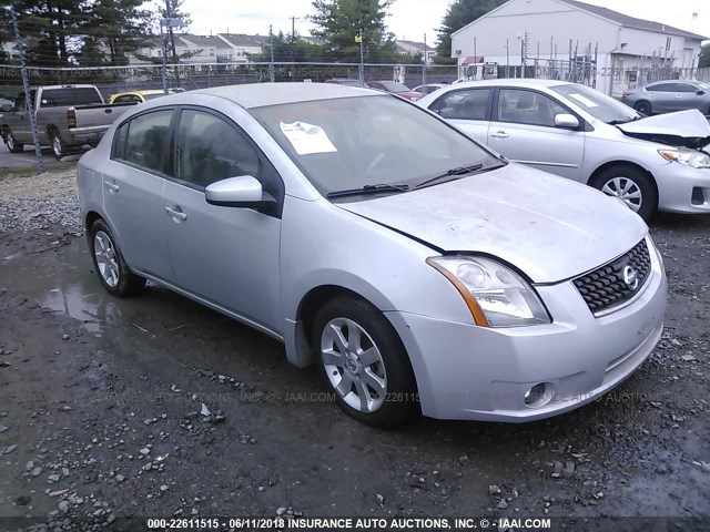 3N1AB61E08L755291 - 2008 NISSAN SENTRA 2.0/2.0S/2.0SL SILVER photo 1