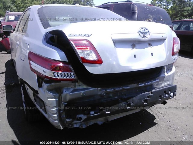 4T4BF3EK3AR054925 - 2010 TOYOTA CAMRY SE/LE/XLE 银色 照片 6