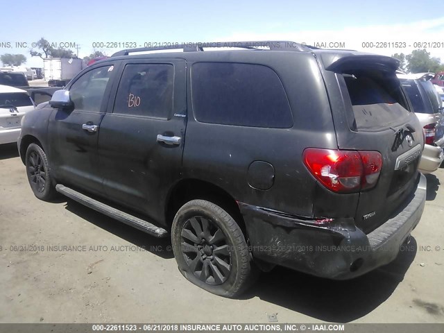 5TDJW5G18AS026164 - 2010 TOYOTA SEQUOIA LIMITED GREEN photo 3