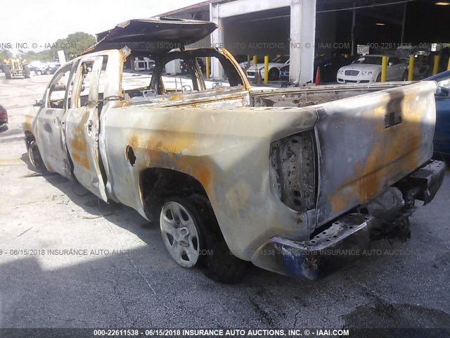 5TFRW5F16HX222760 - 2017 TOYOTA TUNDRA DOUBLE CAB SR/SR5 BLACK photo 3