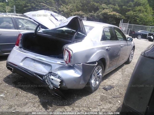 2C3CCAAG6FH792105 - 2015 CHRYSLER 300 LIMITED SILVER photo 4