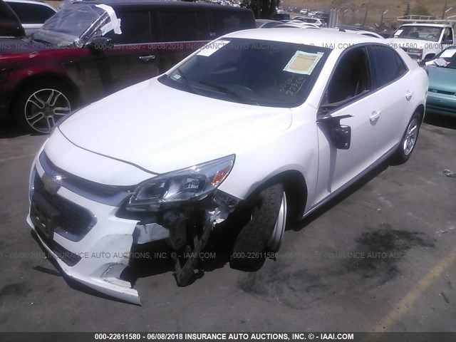 1G11B5SL8FU152573 - 2015 CHEVROLET MALIBU LS თეთრი ფოტო 2