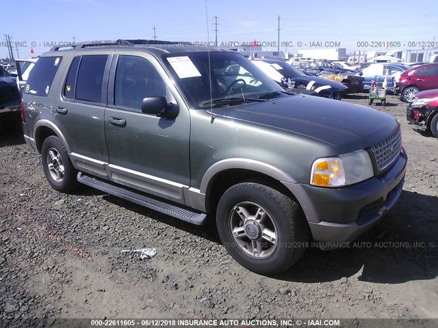 1FMDU64E92ZA95845 - 2002 FORD EXPLORER EDDIE BAUER GREEN photo 1