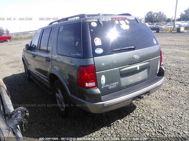 1FMDU64E92ZA95845 - 2002 FORD EXPLORER EDDIE BAUER GREEN photo 3