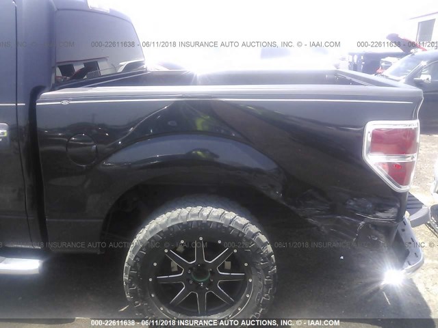 1FTRW12859FA45153 - 2009 FORD F150 SUPERCREW BLACK photo 6