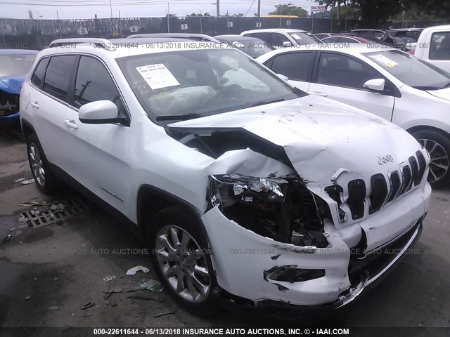 1C4PJLDB4FW505733 - 2015 JEEP CHEROKEE LIMITED WHITE photo 6