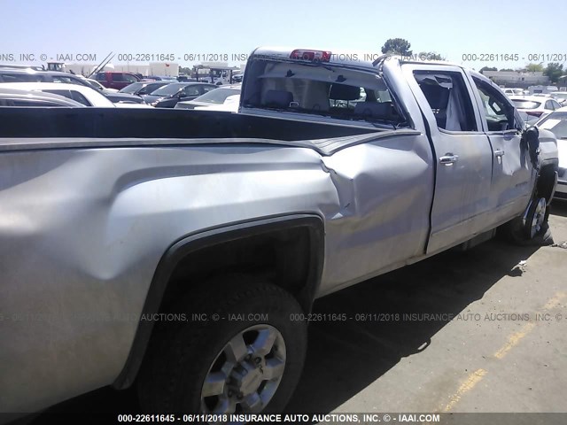 1GT12ZE84FF615397 - 2015 GMC SIERRA K2500 SLT SILVER photo 6