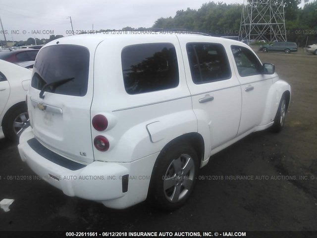 3GNDA13D37S582611 - 2007 CHEVROLET HHR LS თეთრი ფოტო 4