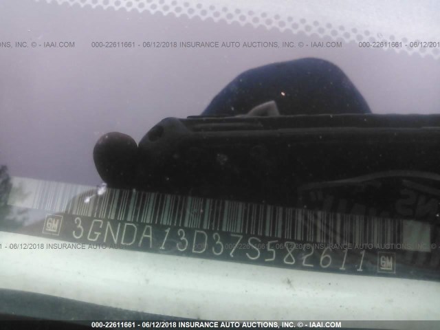 3GNDA13D37S582611 - 2007 CHEVROLET HHR LS თეთრი ფოტო 9