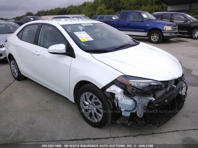 5YFBURHE0HP623668 - 2017 TOYOTA COROLLA L/LE/XLE/SE/XSE WHITE photo 1