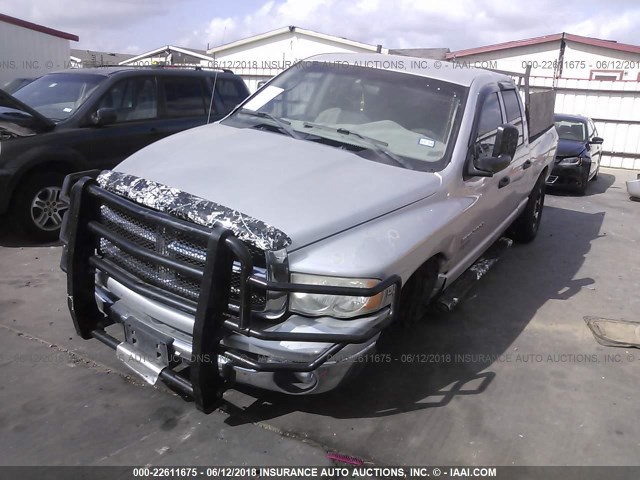 3D7KA28D34G160146 - 2004 DODGE RAM 2500 ST/SLT SILVER photo 2