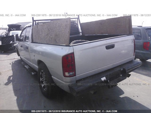 3D7KA28D34G160146 - 2004 DODGE RAM 2500 ST/SLT SILVER photo 3