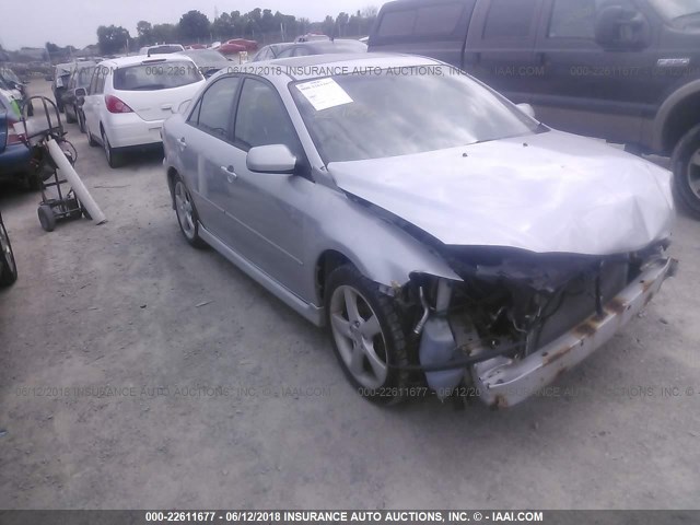 1YVHP80C155M28980 - 2005 MAZDA 6 I Արծաթագույն լուսանկար 1
