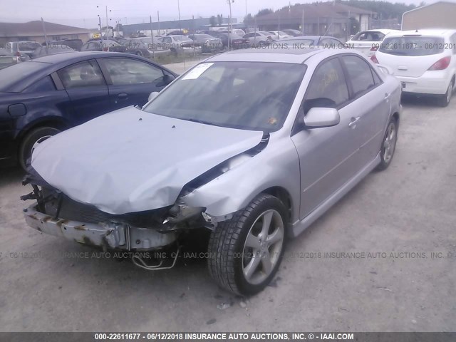 1YVHP80C155M28980 - 2005 MAZDA 6 I SILVER photo 2