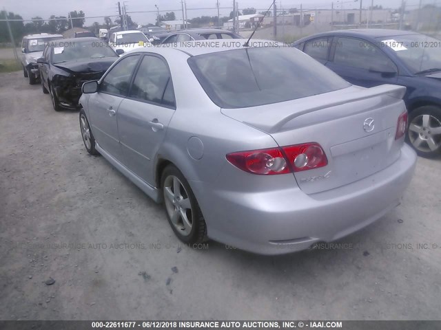 1YVHP80C155M28980 - 2005 MAZDA 6 I Արծաթագույն լուսանկար 3