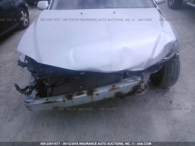 1YVHP80C155M28980 - 2005 MAZDA 6 I Արծաթագույն լուսանկար 6