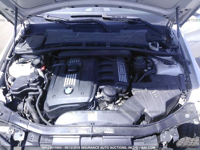 WBAVC73557KP30205 - 2007 BMW 328 XI SULEV SILVER photo 10
